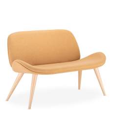 Sofa gelb Lounge Zweisitzer Nowy Styl Tilkka