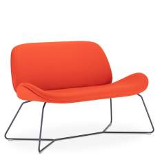Sofa rot Lounge Zweisitzer Nowy Styl Tilkka