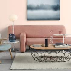 Steelcase Flex Mobile Power in einer flexiblen Lounge-Arbeitsumgebung
