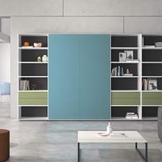 Regalschrank Fächer großes Büroregal werner works, basic S Regalsystem