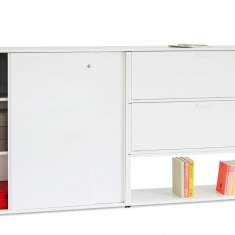 Schiebetürschränke Büro Modulare Büromöbelsysteme Embru eQ Schiebetürschrank