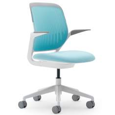 Steelcase Cobi Konferenzstuhl mit flexibler Rückenlehne und Rollen