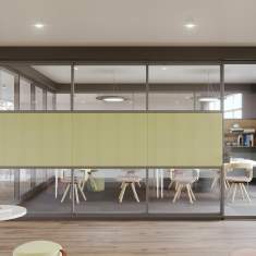 Abgeschirmte Raumelemente Glas Trennwand Raumsystem Neudoerfler Systemtrennwand