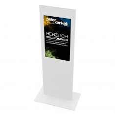 Interaktive Boards Tafeln Multimediamöbel, Peter Kenkel, Leaf Steel Pure