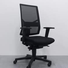 Bürostuhl schwarz Bürodrehstuhl moderne Bürostühle Netzgewebe BWW Büro Weber 1586