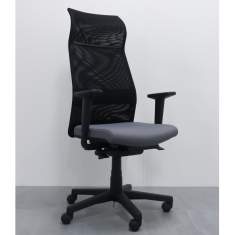 Bürostuhl schwarz Bürodrehstuhl moderne Bürostühle Netzgewebe BWW Büro Weber 1575