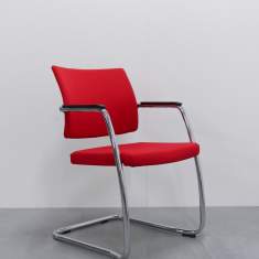 Besucherstuhl rot Besucherstühle Büro Freischwinger BWW Büro Weber 4405
