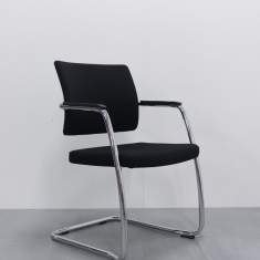 Besucherstuhl schwarz Besucherstühle Büro Freischwinger BWW Büro Weber 4405
