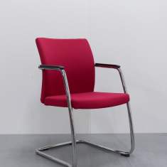 Besucherstuhl rot Besucherstühle Büro Freischwinger BWW Büro Weber 4406