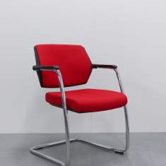 Besucherstuhl rot Besucherstühle Büro Freischwinger BWW Büro Weber 4422