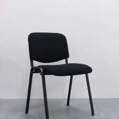 Besucherstuhl schwarz Konferenzstuhl Besucherstühle Büro BWW Büro Weber 1817