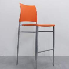 Barstuhl orange Barhocker BWW Büro Weber 4467