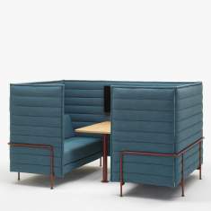 Konferenzplatz Lounge Abgeschirmte Konferenzplätze Rückzugsraum Vitra Alcove Cabin