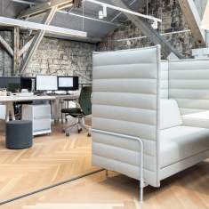 Konferenzplatz Lounge Abgeschirmte Konferenzplätze Rückzugsraum Vitra Alcove Cabin