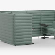 Loungesofa grün Sofa Lounge Vitra Alcove Plus Sofa