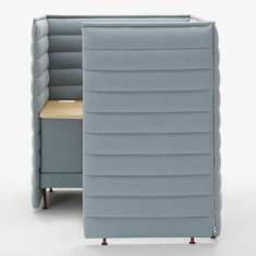 Loungesessel blau Sessel Lounge Abgeschirmte Arbeitsplätze Vitra Alcove Plus Work