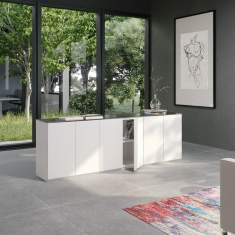 Sideboard Büro Büroschrank weiss Schrank Neuderfler AER Stauraum