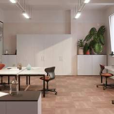 Türschrank Büro Büroschrank weiss Flügetürschrank Neuderfler AER Stauraum