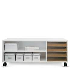 Sideboard Büro Cotainer fahrbar, Neudoerfler, Motion Breitcontainer
