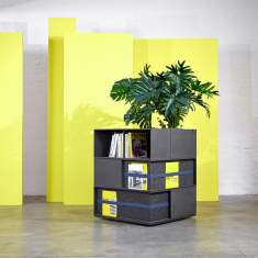 Kommunikationsplattform Modulare Büromöbelsysteme Akustik Ausstellungsfläche Werner Works stepup
