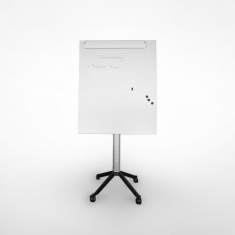 Flipcharts Rolltisch mit Flipchart Rolltische, o+c system - adeco, Flipchart-Tisch