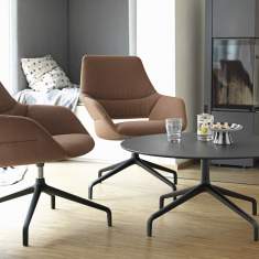 Loungesessel Sessel Lounge 4-Stern-Fuss Wilkhahn Occo Lounge