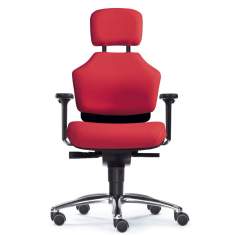 Ergonomische Bürostühle rot Bürodrehstuhl Sitwell Steifensand Earth M