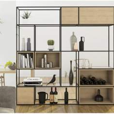 Regal Holz Regalsysteme Home Office SARA FORMAE bücherregale