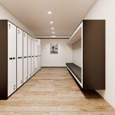 Stauraumsystem Garderobe Locker Schliess­fach Büro Lista Office LO Guard
