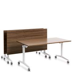 Mobiler Besprechungstisch Steelcase FlipTop Twin mit klappbarer Tischplatte