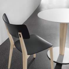 Konferenztische Holz weiss Cafeteria Tische, Brunner, due Tisch