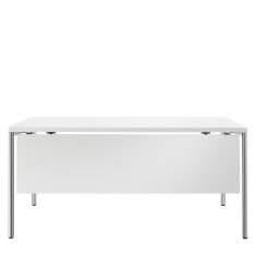 Schreibtisch weiß Büromöbel hell Schreibtische weiß Metall Brunner, 4less
