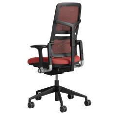 Bürostuhl rot Bürostühle Netzgewebe Bürodrehstühle mit Armlehnen Steelcase Please Air