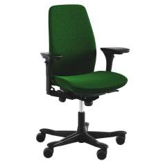 Bürostuhl grün Design Bürodrehstuhl Stoff Drehstühle Kinnarps, 5000