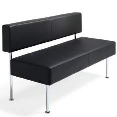Sitzbank Lounge Banksystem schwarz Materia, Longo