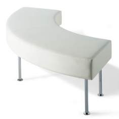 Sitzbank Lounge Banksystem weiss Materia, Longo