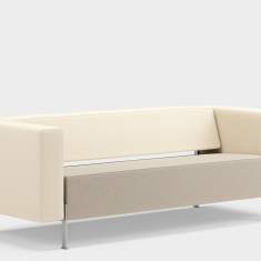 Loungesofa weiss Sofa Lounge, Kinnarps, Pio