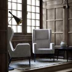 Loungesessel Büro Clubsessel Stoff weiss Loungemöbel Sessel Lounge Skandiform, Dropp
