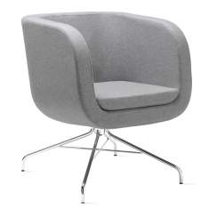 Loungesessel Büro Clubsessel grau Loungemöbel , Skandiform, Lounge