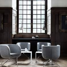 Loungesessel Büro Clubsessel grau Loungemöbel , Skandiform, Lounge