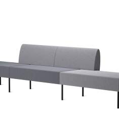 Modulare Sitzelemente Lounge Sitzmöbel Skandiform Nestor