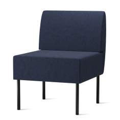 Modulare Sitzelemente blau Lounge Sitzmöbel Skandiform Nestor