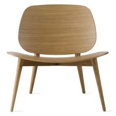Design Stuhl Holz Bürostuhl Loungemöbel, Skandiform, Papa