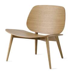 Design Stuhl Holz Bürostuhl Loungemöbel, Skandiform, Papa