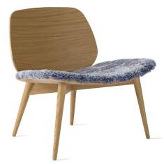 Bürostuhl Holz Büro Design Loungemöbel Skandiform, Papa