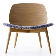 Bürostuhl Holz Büro Design Loungemöbel Skandiform, Papa