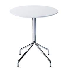 Design Beistelltisch weiß rund Beistelltische rund weiß, Skandiform, Flex Tisch