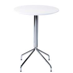Design Beistelltisch weiß rund Beistelltische rund weiß, Skandiform, Flex Tisch