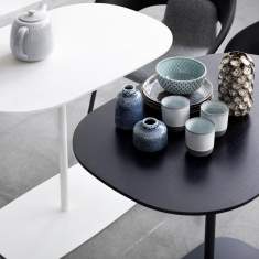 Konferenztische schwarz Konferenztisch Cafeteria Tische, Skandiform, Matsumoto