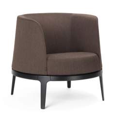 Clubsessel braun Loungesessel Sessel Lounge Materia Omni